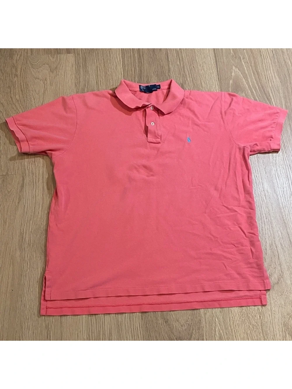 Polo Ralph Lauren Men's XL Coral Pink Cotton Polo Shirt
